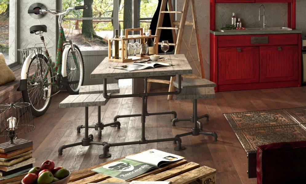 столовая группа home collection в стиле loft в Рязани