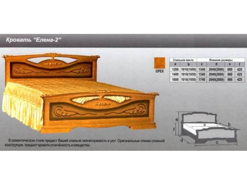 кровать елена 2 в Рязани