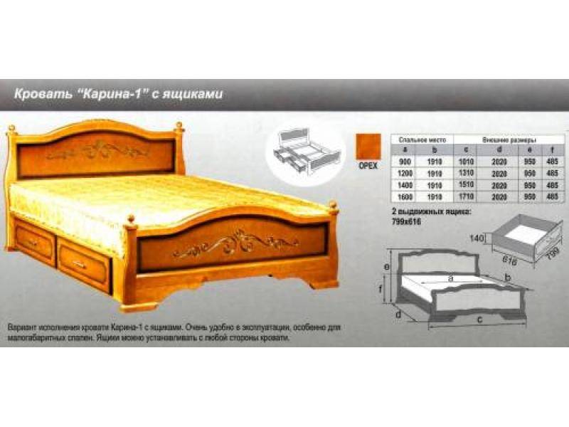 кровать карина 1 в Рязани