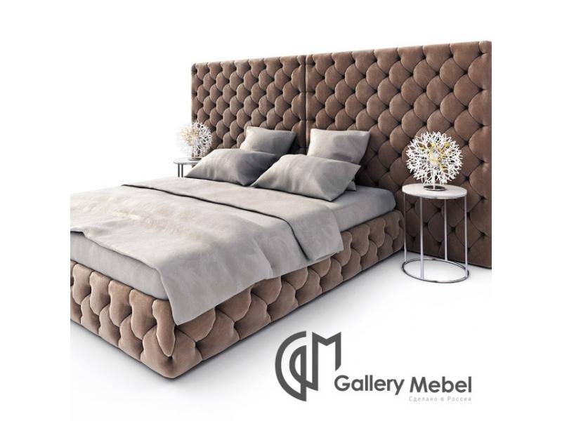 кровать с большим изголовьем letto gm 12 в Рязани