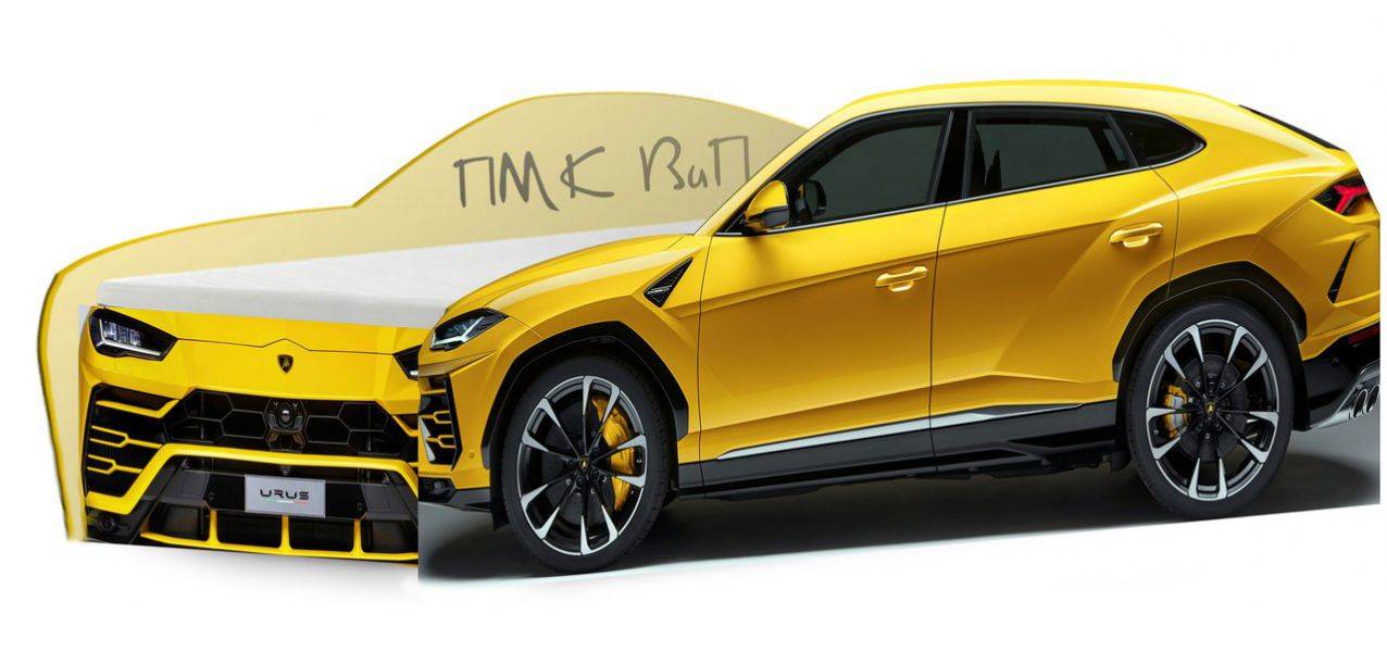 кровать-машинка lamborghini urus в Рязани