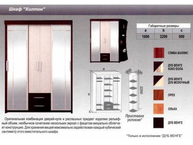 шкаф хилтон в Рязани