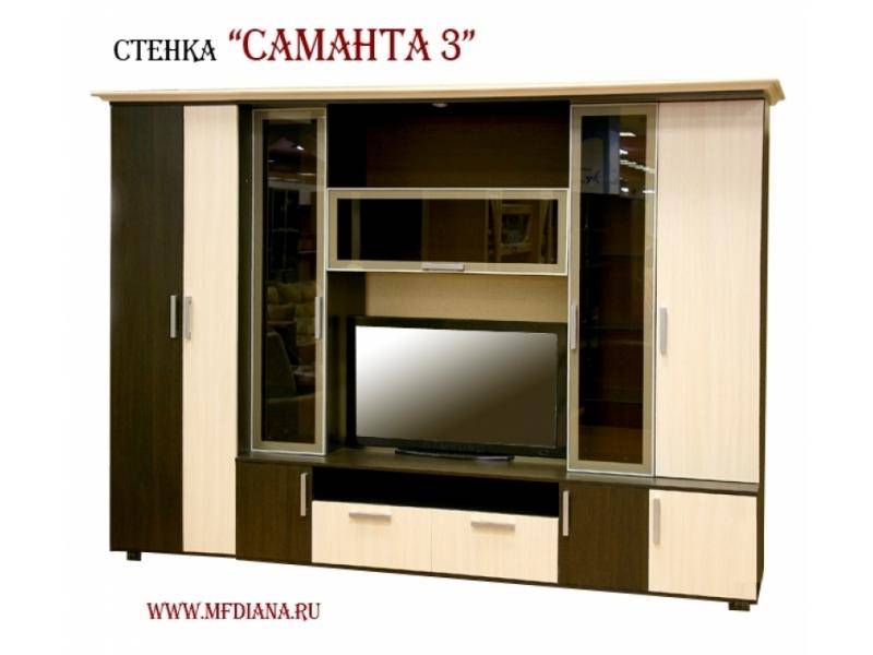 гостиная стенка саманта 3 в Рязани