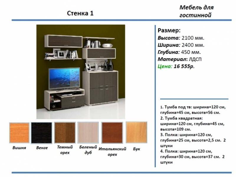 гостиная стенка 1 в Рязани