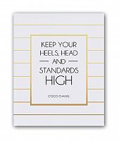 постер keep your heels а3 в Рязани