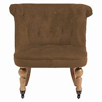 кресло amelie french country chair коричневое в Рязани