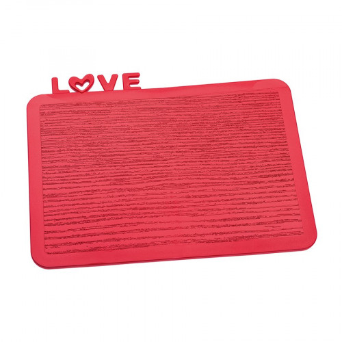 разделочная доска happy board love, красная в Рязани