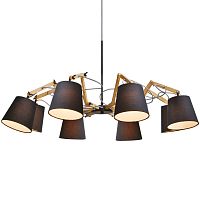 подвесная люстра arte lamp pinoccio a5700lm-8bk в Рязани