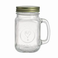 кружка с крышкой bormioli rocco drinking jar в Рязани