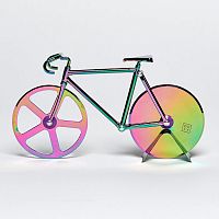 нож для пиццы из нержавеющей стали the fixie, радужный в Рязани