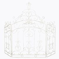 Каминный экран «Клермон» Белый