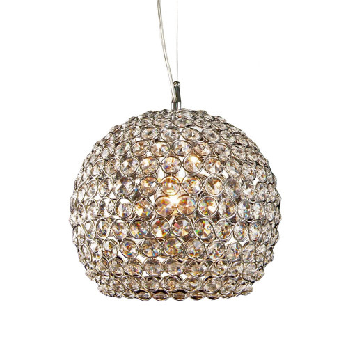 люстра liera хром, прозрачное стекло в Рязани