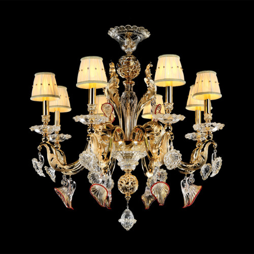 люстра md102729-8a от illuminati золото/янтарная в Рязани