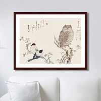 картина: smart owl watching, 1793г. в Рязани