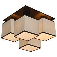 потолочная люстра arte lamp quadro a4402pl-4bk в Рязани