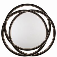 зеркало круглое черное большое диаметр 120 см round s в Рязани