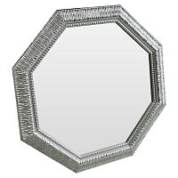 зеркало серебряное восьмиугольное с декором sparkle silver в Рязани