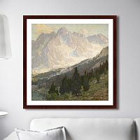 картина: high sierra, mountain scene, 1905г. в Рязани