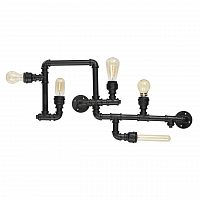 потолочная люстра ideal lux plumber pl5 nero в Рязани