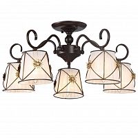 потолочная люстра arte lamp 72 a5495pl-5br в Рязани