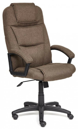 компьютерное кресло tetchair бергамо (крестовина пластик, обивка ткань) для руководителя в Рязани