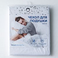 чехол защитный на подушку с мембраной blue sleep hybrid 050*070 в Рязани