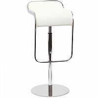 барный стул lem style piston stool белая кожа в Рязани