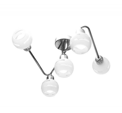 потолочная люстра idlamp agostina 361/5a-whitechrome в Рязани