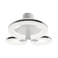 потолочный светодиодный светильник idlamp jenevra 397/3pf-ledwhitechrome в Рязани