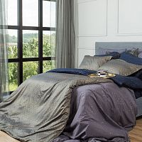 комплект постельного белья decoflux сатин семейный twist dark в Рязани