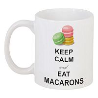 кружка с рисунком macarons в Рязани