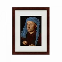 картина: portrait of a man with a blue chaperon, ca. 1430 в Рязани