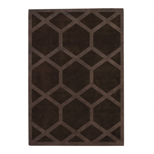 ковер ashton cocoa coffe 120x170 коричневый в Рязани