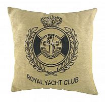 подушка с гербом королевского royal yacht club в Рязани