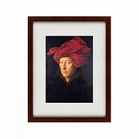 картина: portrait of a man in a chaperon (self-portrait), 1433 в Рязани