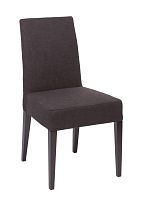 стул aylso dining chair кожа тёмно-коричневая в Рязани