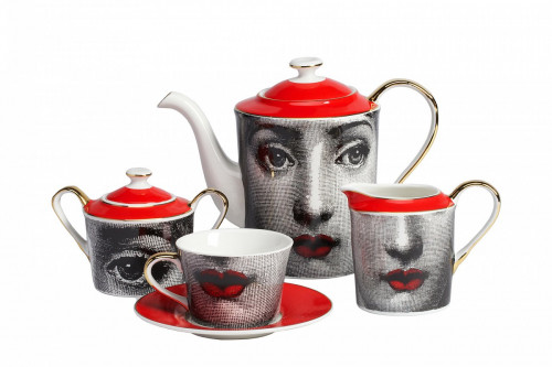 чайный сервиз faces пьеро форназетти red в Рязани