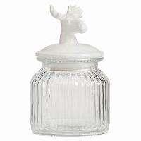 декоративная банка с крышкой deer маленькая в Рязани