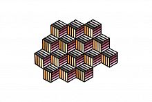 ковер parquet hexagon orange 305x188 от gan в Рязани