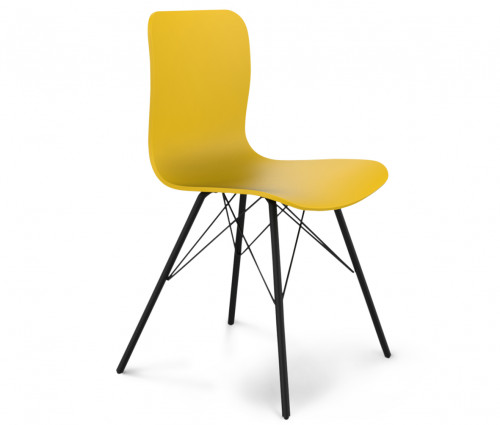 стул dsr желтый s40 (eames style) в Рязани