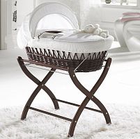 колыбель-переноска gift wicker moses basket темная, белое белье в Рязани