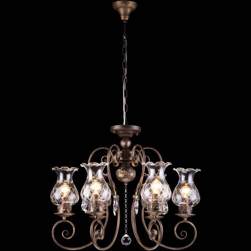 подвесная люстра arte lamp palermo a2053lm-6br в Рязани