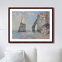 картина: the rock needle and the porte d'aval, 1885г. в Рязани