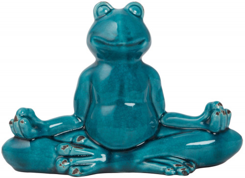 декор frog blue meditation в Рязани