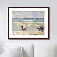 картина: beach scene, tangier, 1906г. в Рязани