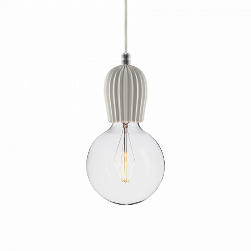 подвесной светильник beton rib white aluminum в Рязани
