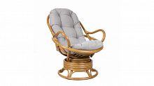 кресло-качалка swivel rocker коричневый в Рязани