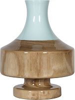 ваза настольная rustic chic vase blue wood в Рязани