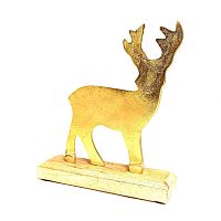украшение декоративное golden raindeer, 22х18х5 см в Рязани