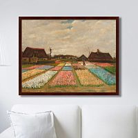 картина: flower beds in holland, 1883г. в Рязани
